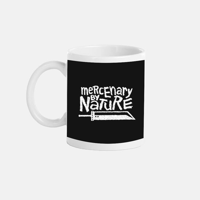 Mercenary By Nature-None-Mug-Drinkware-demonigote