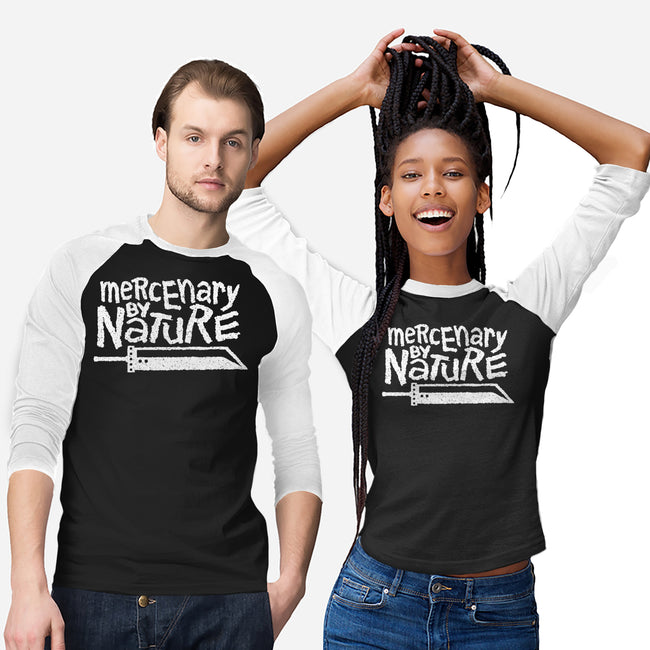 Mercenary By Nature-Unisex-Baseball-Tee-demonigote