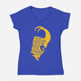 Your Equal-Womens-V-Neck-Tee-demonigote