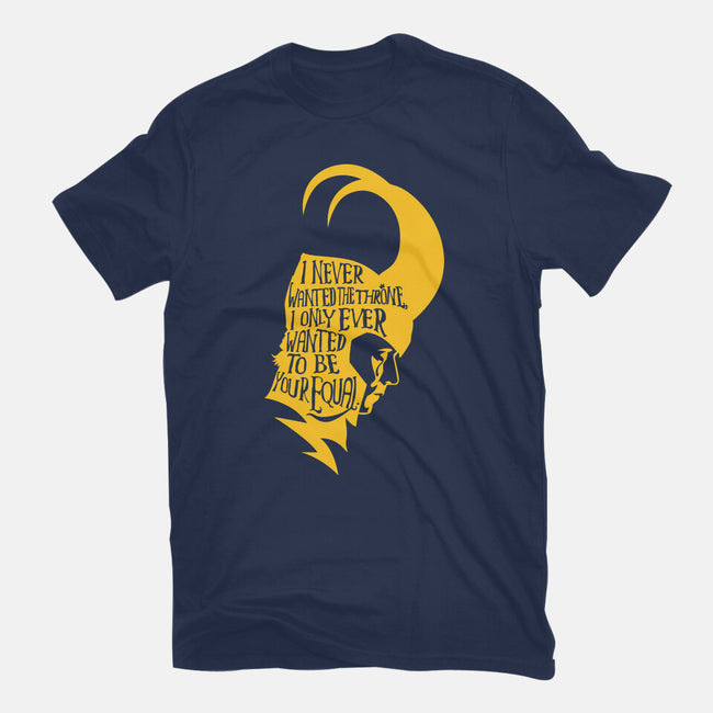 Your Equal-Womens-Fitted-Tee-demonigote