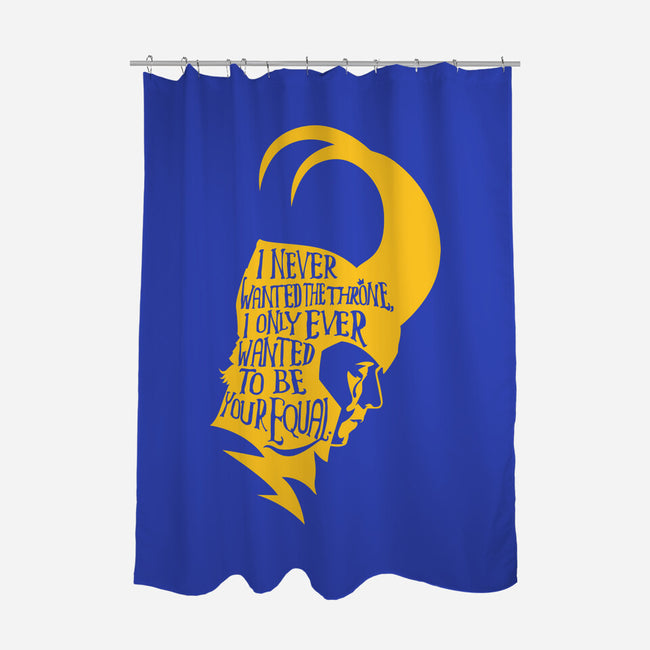 Your Equal-None-Polyester-Shower Curtain-demonigote