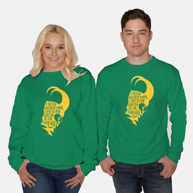 Your Equal-Unisex-Crew Neck-Sweatshirt-demonigote