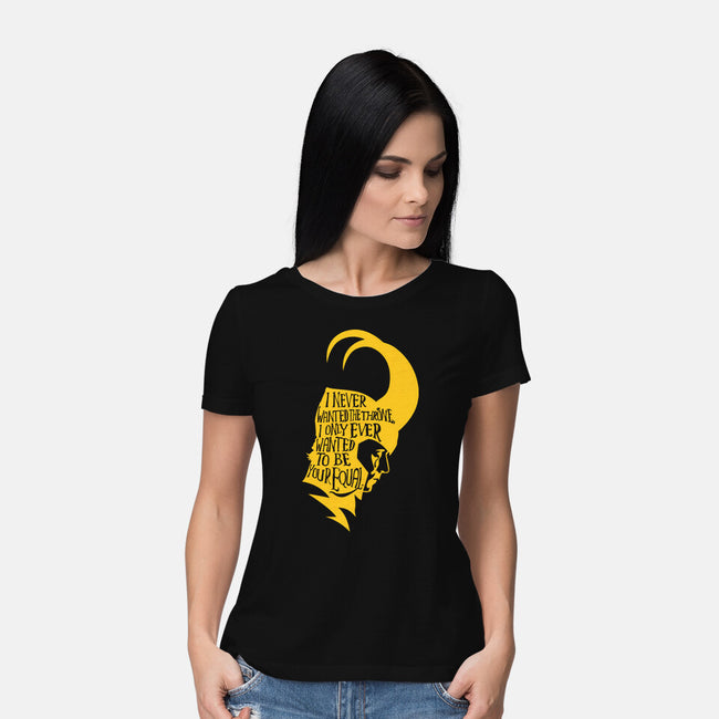 Your Equal-Womens-Basic-Tee-demonigote