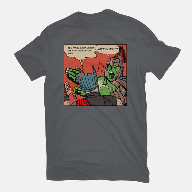 He's A Friend-Womens-Fitted-Tee-demonigote