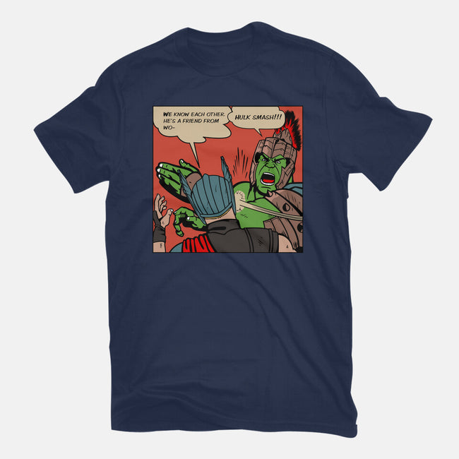 He's A Friend-Womens-Fitted-Tee-demonigote