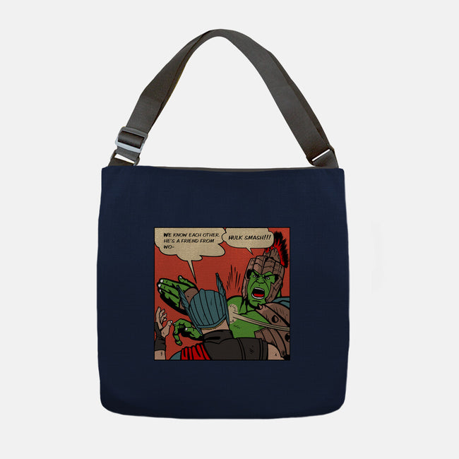 He's A Friend-None-Adjustable Tote-Bag-demonigote