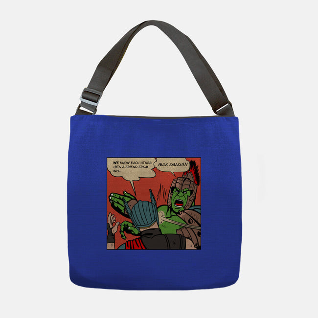 He's A Friend-None-Adjustable Tote-Bag-demonigote
