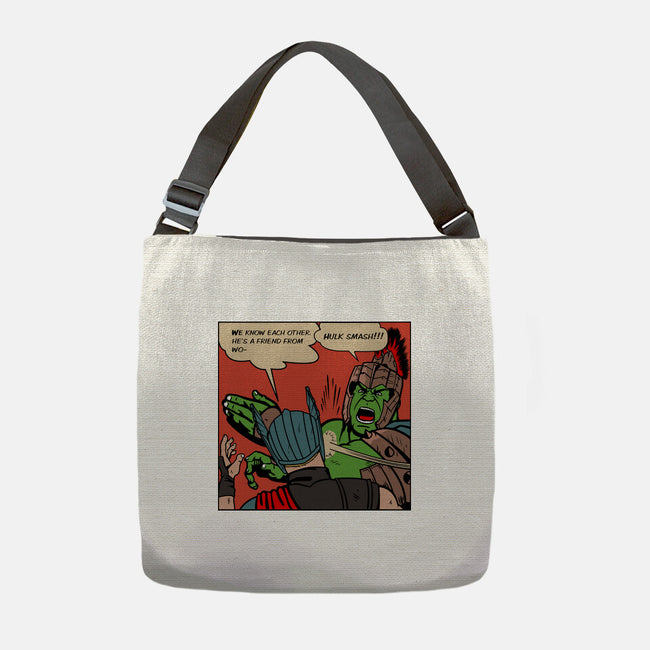 He's A Friend-None-Adjustable Tote-Bag-demonigote