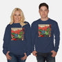 He's A Friend-Unisex-Crew Neck-Sweatshirt-demonigote