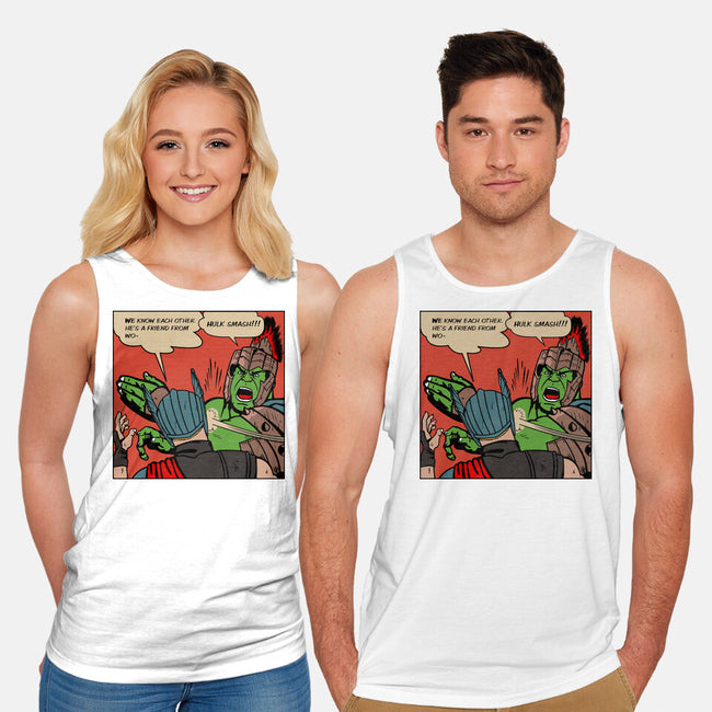 He's A Friend-Unisex-Basic-Tank-demonigote