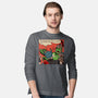 He's A Friend-Mens-Long Sleeved-Tee-demonigote