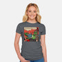 He's A Friend-Womens-Fitted-Tee-demonigote