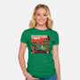 He's A Friend-Womens-Fitted-Tee-demonigote