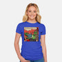 He's A Friend-Womens-Fitted-Tee-demonigote