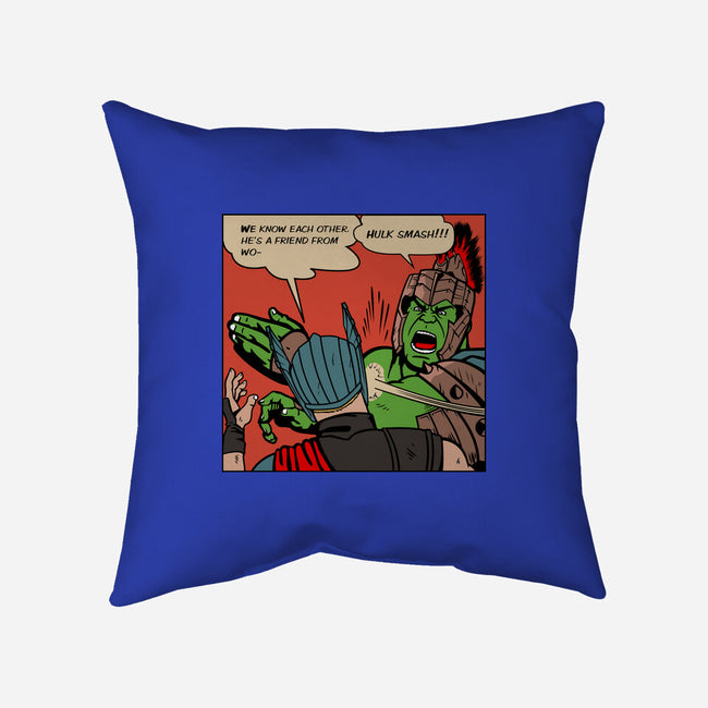 He's A Friend-None-Removable Cover w Insert-Throw Pillow-demonigote