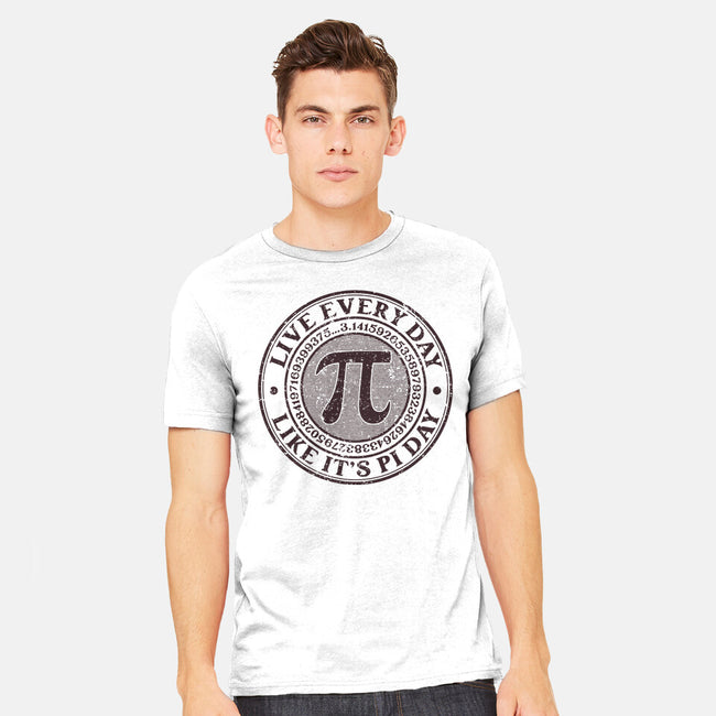 Vintage Pi Day-Mens-Heavyweight-Tee-retrodivision