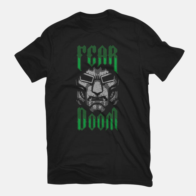 Fear Doom-Womens-Fitted-Tee-demonigote