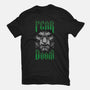 Fear Doom-Womens-Fitted-Tee-demonigote