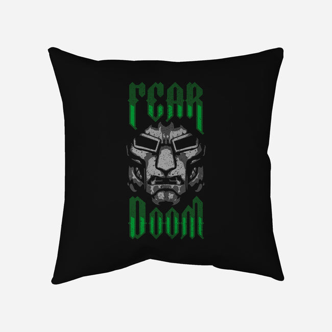 Fear Doom-None-Removable Cover w Insert-Throw Pillow-demonigote