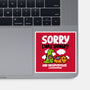 Sorry I Was Hungry-None-Glossy-Sticker-demonigote