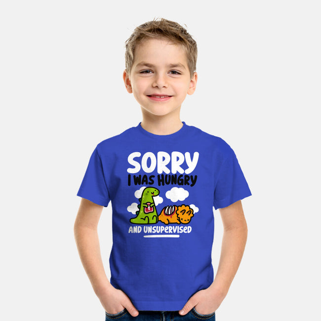 Sorry I Was Hungry-Youth-Basic-Tee-demonigote