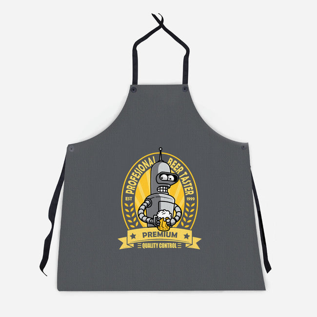 Professional Beer Taster-Unisex-Kitchen-Apron-erion_designs