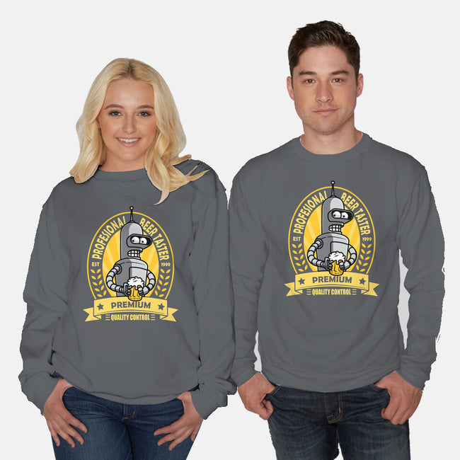 Professional Beer Taster-Unisex-Crew Neck-Sweatshirt-erion_designs