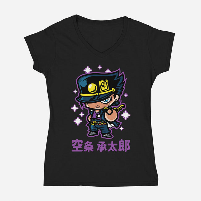 ChibiJo-Womens-V-Neck-Tee-demonigote