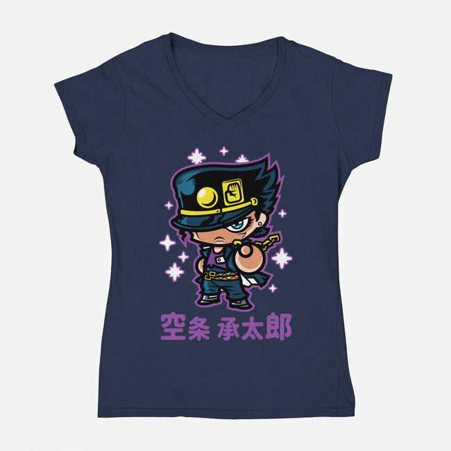 ChibiJo-Womens-V-Neck-Tee-demonigote