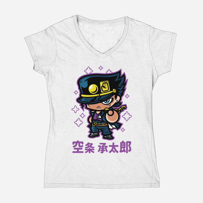 ChibiJo-Womens-V-Neck-Tee-demonigote