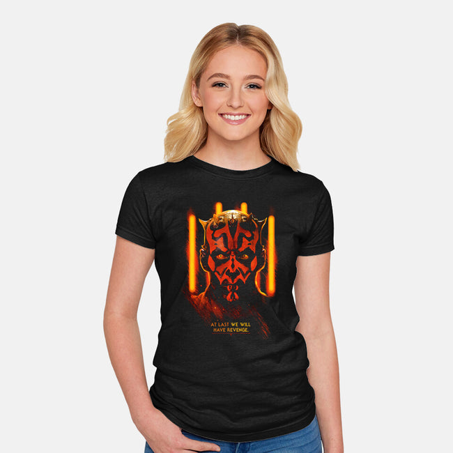 We Will Have Revenge-Womens-Fitted-Tee-demonigote