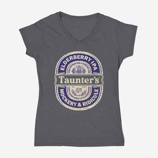Elderberry IPA-Womens-V-Neck-Tee-kg07