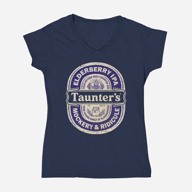 Elderberry IPA-Womens-V-Neck-Tee-kg07