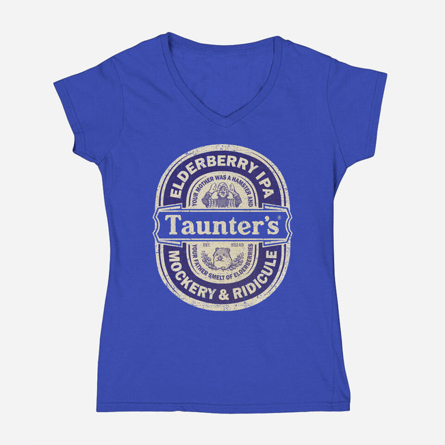 Elderberry IPA-Womens-V-Neck-Tee-kg07