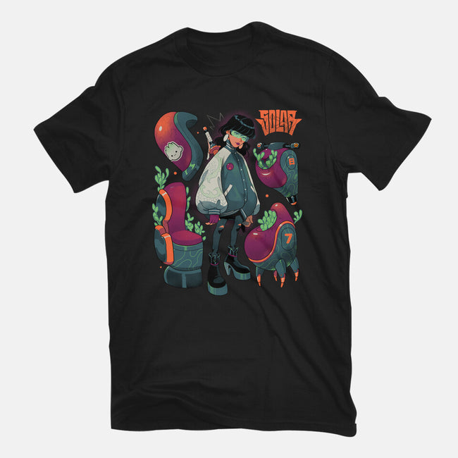 Succulent Plants-Womens-Fitted-Tee-Bruno Mota