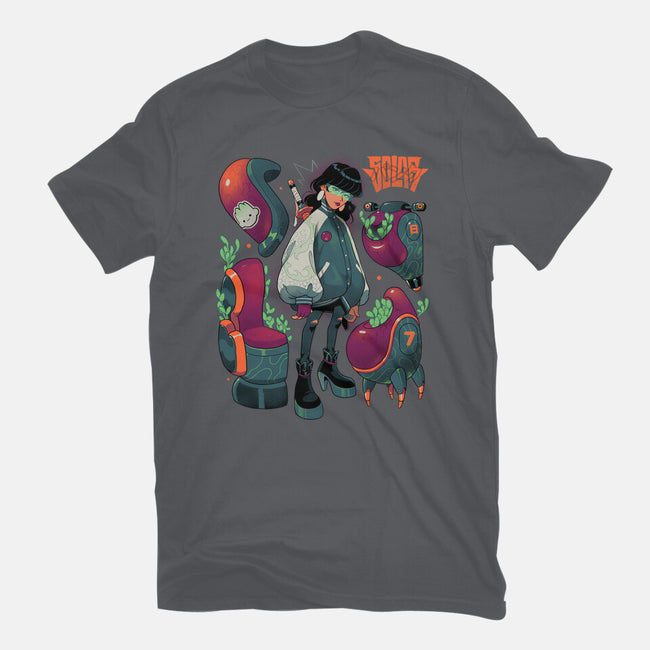 Succulent Plants-Womens-Fitted-Tee-Bruno Mota