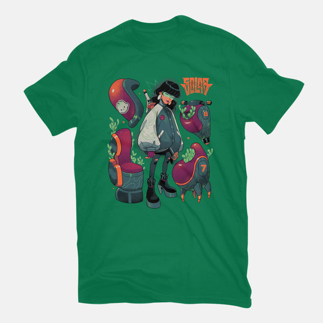 Succulent Plants-Womens-Fitted-Tee-Bruno Mota