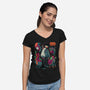 Succulent Plants-Womens-V-Neck-Tee-Bruno Mota