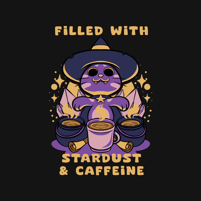 Filled With Stardust And Caffeine-Unisex-Baseball-Tee-FunkVampire