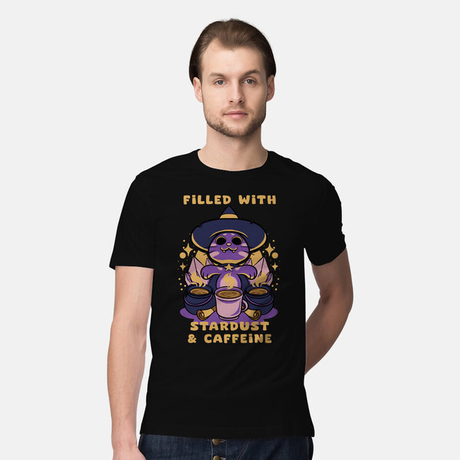 Filled With Stardust And Caffeine-Mens-Premium-Tee-FunkVampire