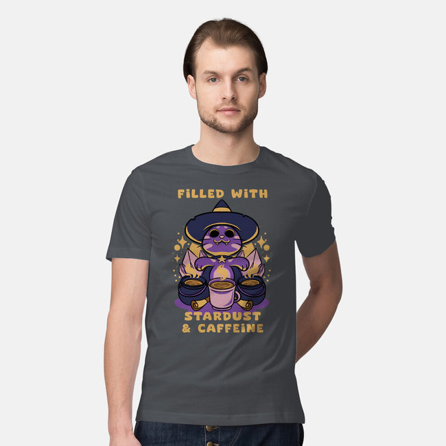 Filled With Stardust And Caffeine-Mens-Premium-Tee-FunkVampire