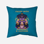 Filled With Stardust And Caffeine-None-Removable Cover w Insert-Throw Pillow-FunkVampire