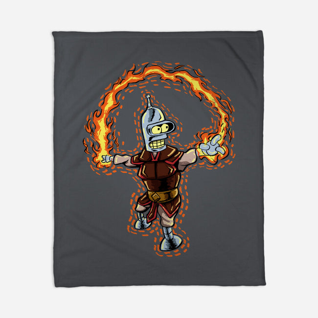 Fire Bender-None-Fleece-Blanket-nickzzarto