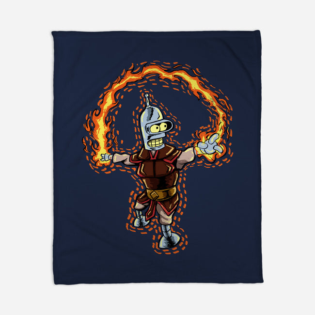 Fire Bender-None-Fleece-Blanket-nickzzarto