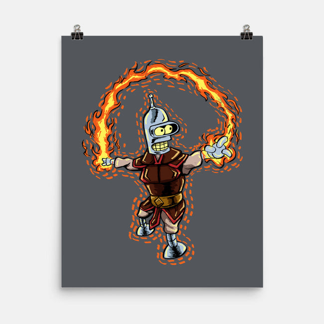 Fire Bender-None-Matte-Poster-nickzzarto