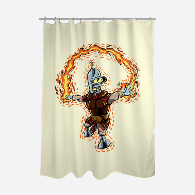 Fire Bender-None-Polyester-Shower Curtain-nickzzarto