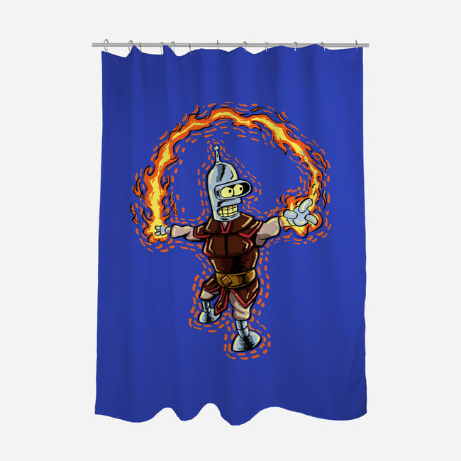 Fire Bender-None-Polyester-Shower Curtain-nickzzarto