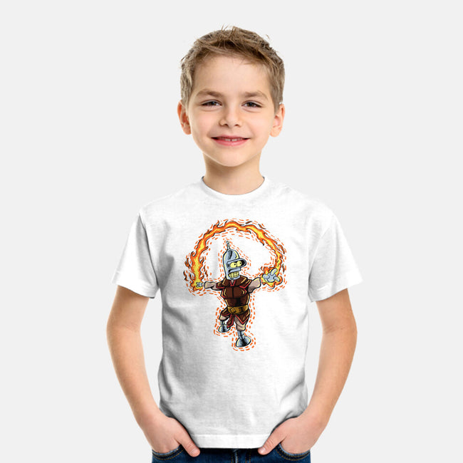 Fire Bender-Youth-Basic-Tee-nickzzarto