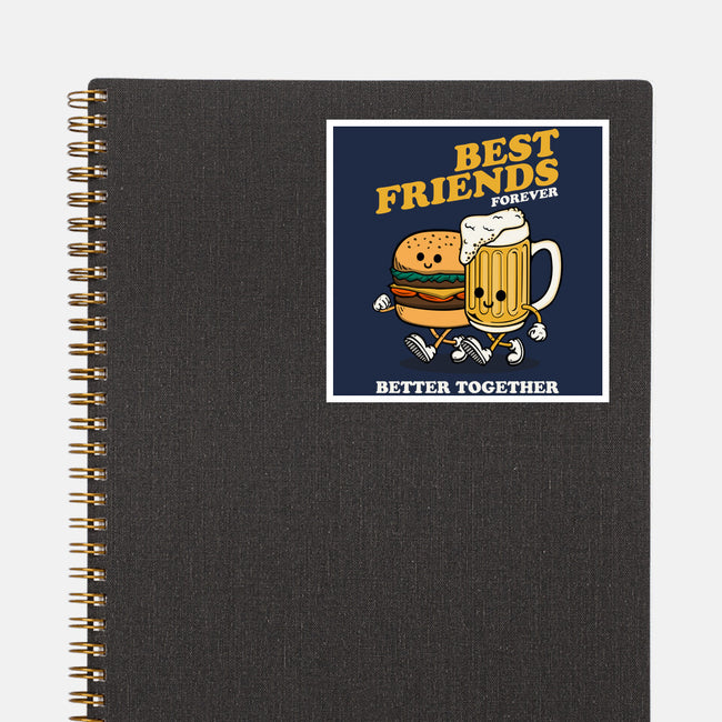 Best Foodie Friends Forever-None-Glossy-Sticker-Melonseta