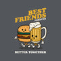 Best Foodie Friends Forever-Womens-Fitted-Tee-Melonseta